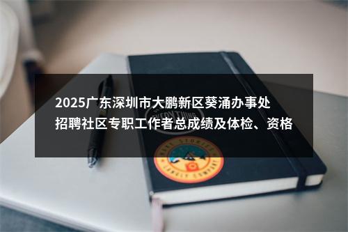 2025广东深圳市大鹏新区葵涌办事处招聘社区专职工作者总成绩及体检、资格复审、考察事项公告进入阅读模式 图片