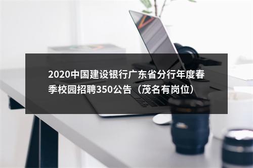2020中国建设银行广东省分行年度春季校园招聘350公告（茂名有岗位） 图片